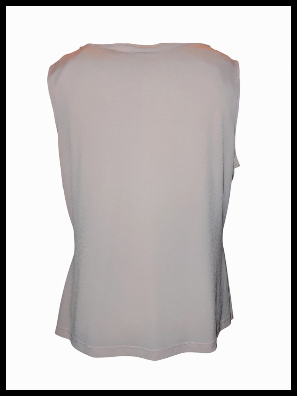 Calvin Klein Blush Pink Sleeveless Cowl Neck Blouse - Picture 2 of 6